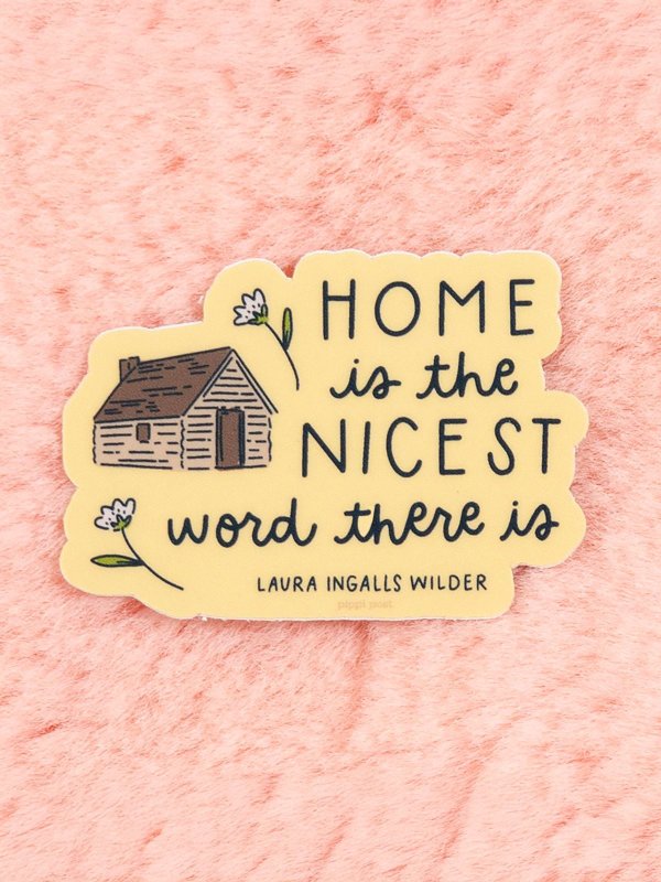 Home Is The Nicest Word Prairie Decal Sticker, 2 of 3