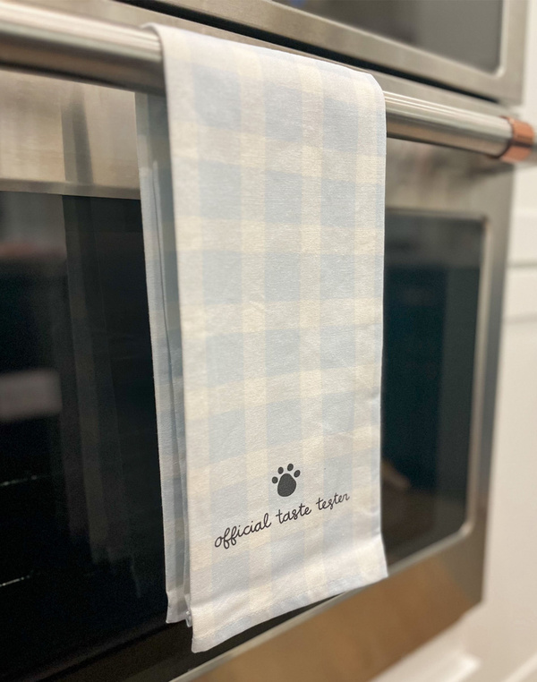 Official Taste Tester Dog Tea Towel, 1 of 2