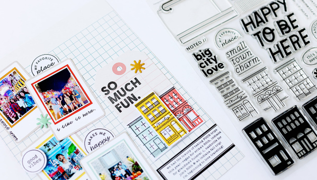 Stamp Set : 6×8 Happy To Be Here, 5 of 9