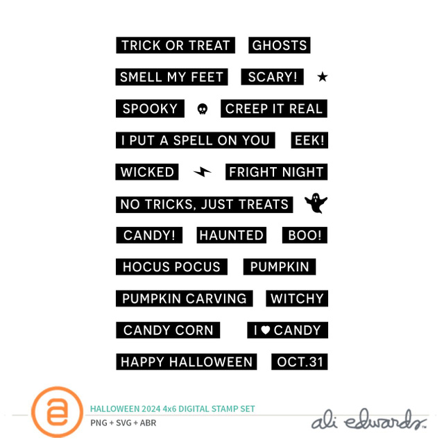 Halloween 2024 Digital 4×6 Stamp Set, 1 of 1