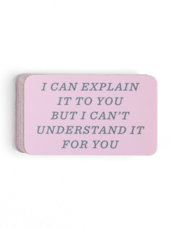 I Can Explain It To You Decal Sticker, 1 of 1