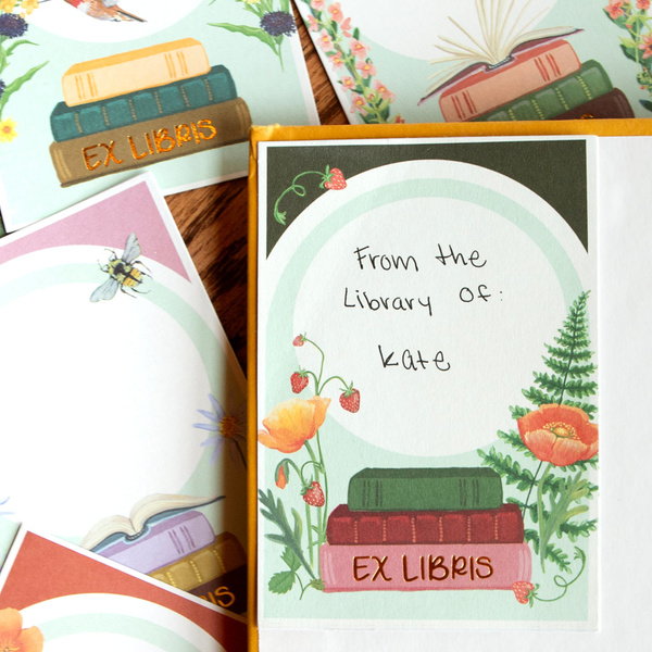 Book Plate Sticker Set, 3 of 5