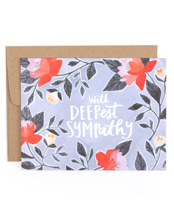 Deepest Sympathy Greeting Card, 1 of 1