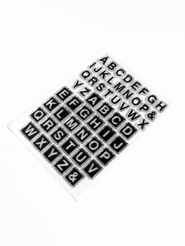 Stamp Set : 6×8 Block Alphabet, 2 of 4