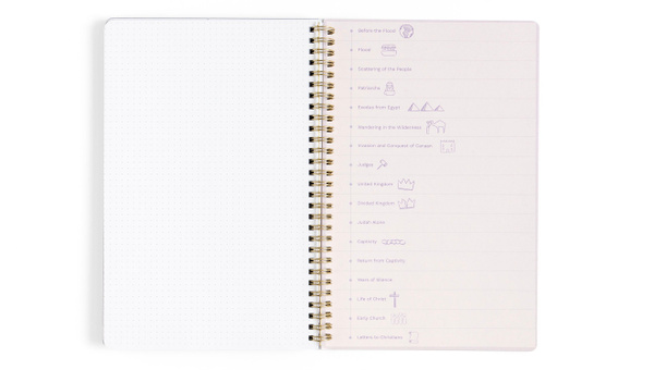 Notebook - Lilac with Maps, 5 of 8