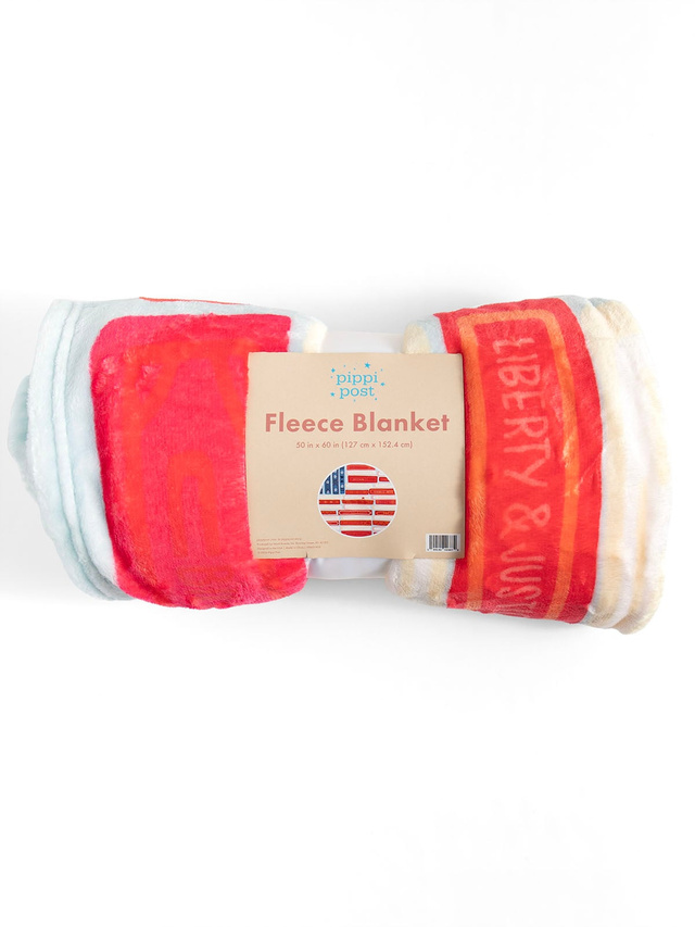 USA American Flag Books Fleece Throw Blanket, 5 of 8
