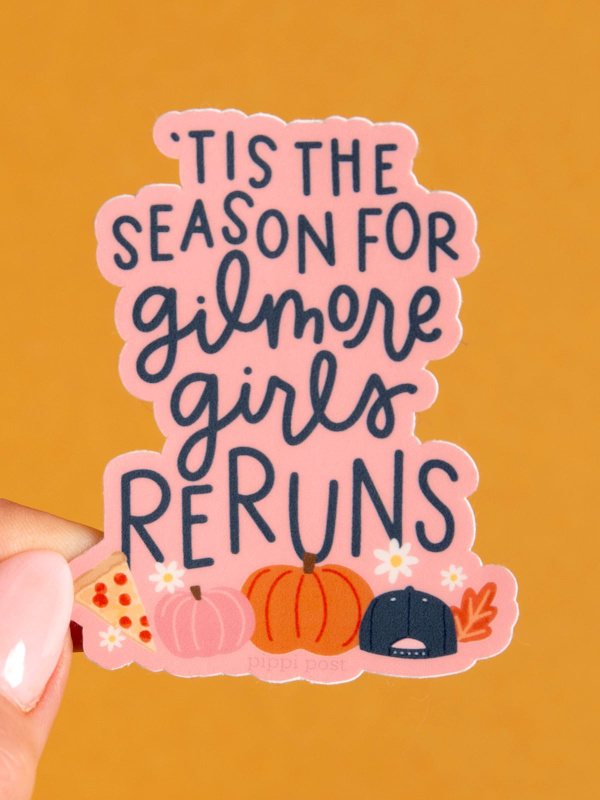 Tis The Season For Reruns Fall Decal Sticker, 2 of 2