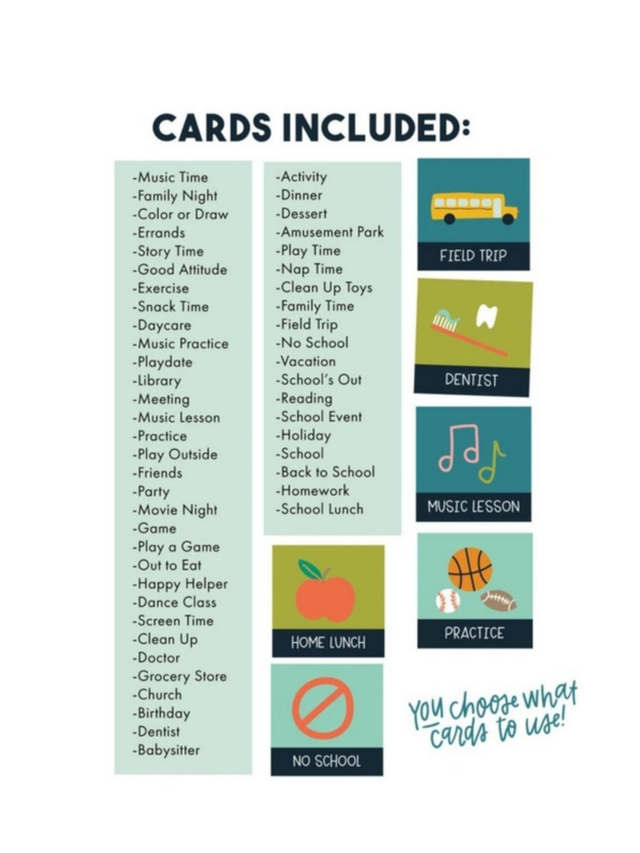 Kids Chore Chart Digital - Printable Calendar, 3 of 5