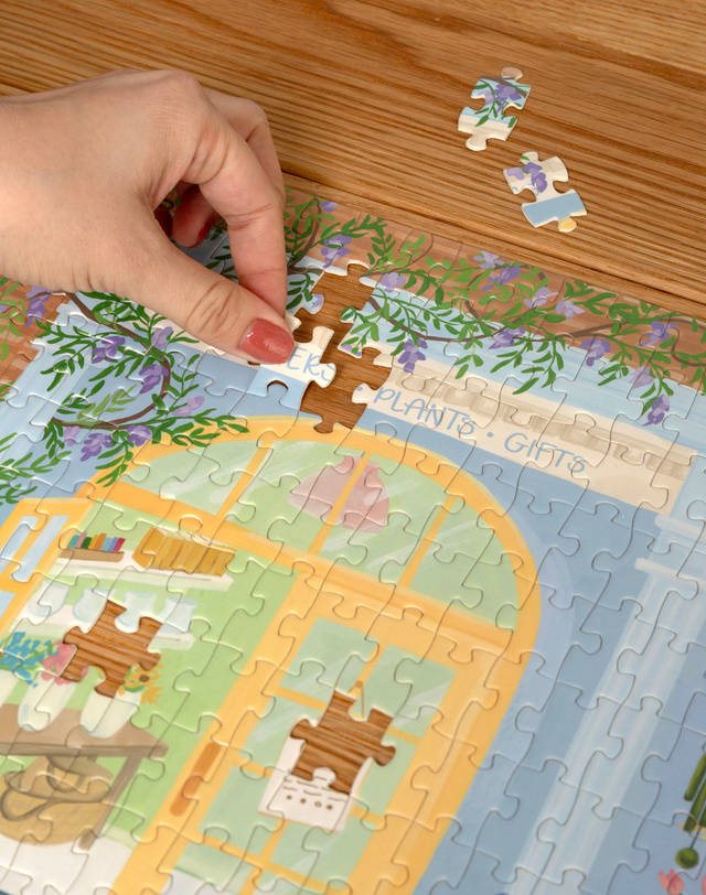 Flower Shop - 400 Piece Panoramic Jigsaw Puzzle, 4 of 8