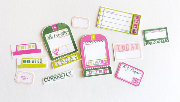 Stamp Set : 6×8 Today's Agenda, 5 of 5