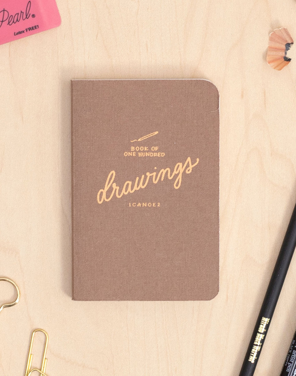 One Hundred Drawings Journal, 1 of 6
