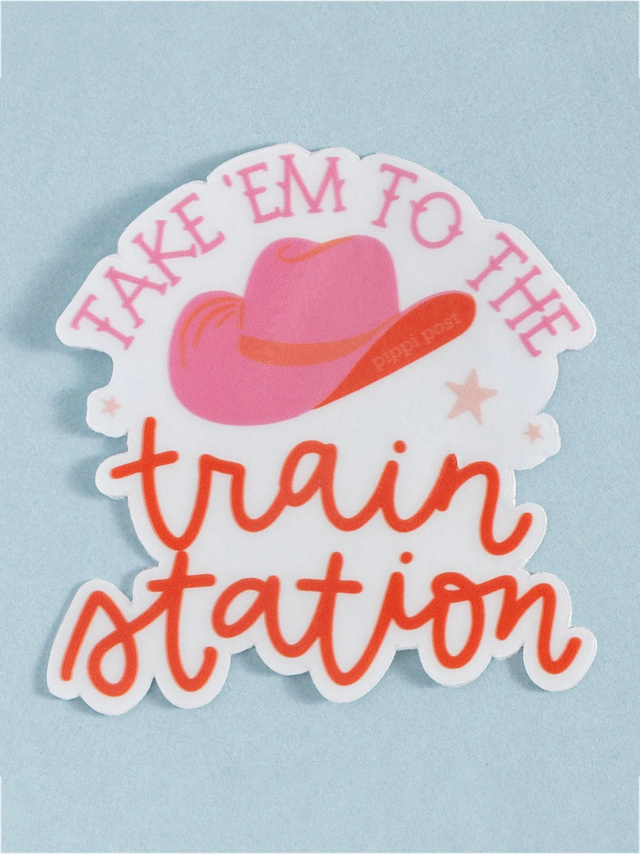 Take 'Em To The Train Station Decal Sticker, 2 of 3