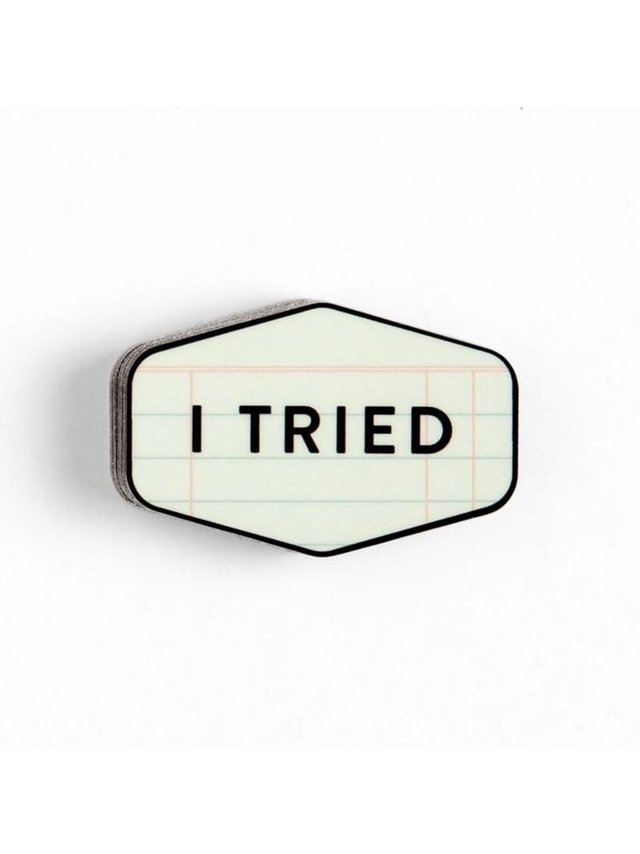 I Tried Decal Sticker, 1 of 1