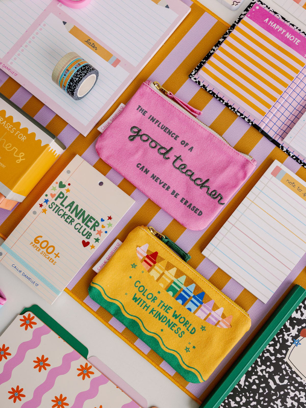 Color the World with Kindness Crayon Box Canvas Pouch, 3 of 4