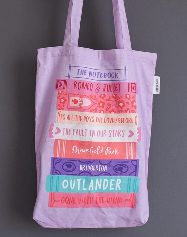 Romance Novels Tote Bag, 1 of 4