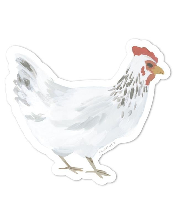 Delaware Chicken Decal Sticker, 1 of 2