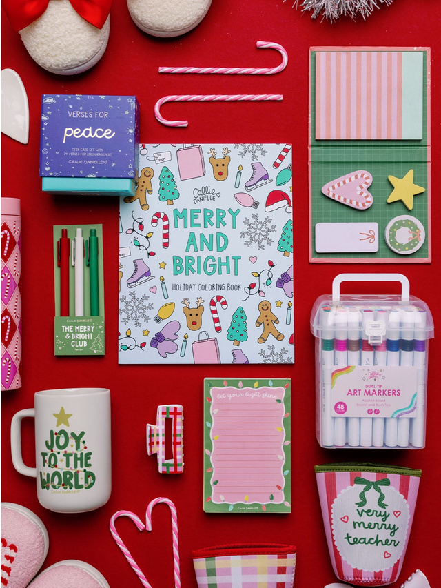 Let Your Light Shine Christmas Lights 4×6 Lined Notepad, 3 of 3