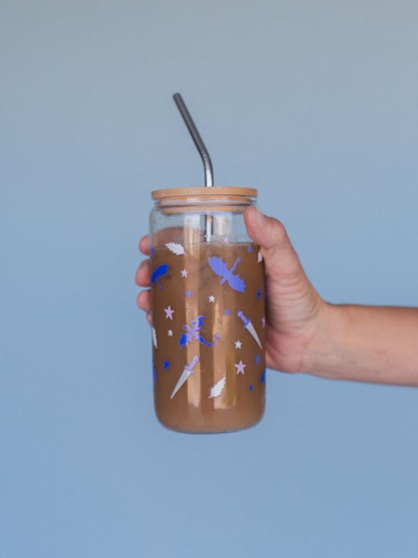 Romantasy Reader Glass Can, 2 of 4