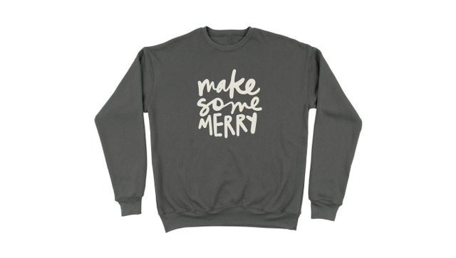 Make Some Merry Sweatshirt - Asphalt, 2 of 3