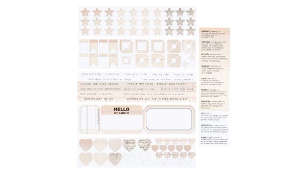 Color Collective Mini Sticker Booklet - Ledger, 1 of 2