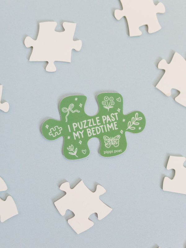 I Puzzle Past My Bedtime Decal Sticker, 2 of 3