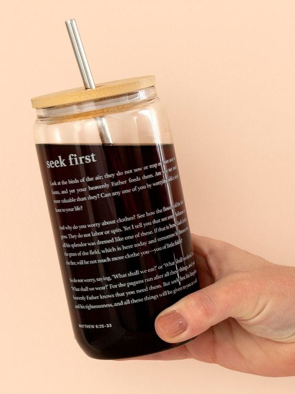 Seek First Glass Can, 2 of 3