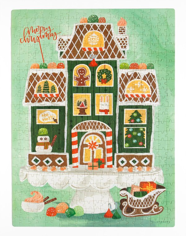 Gingerbread Christmas - 500 Piece Jigsaw Puzzle, 4 of 9