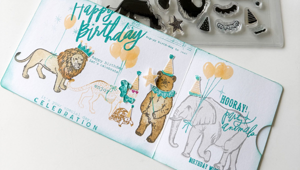 Stamp Set : 6×8 Party Animals, 5 of 6