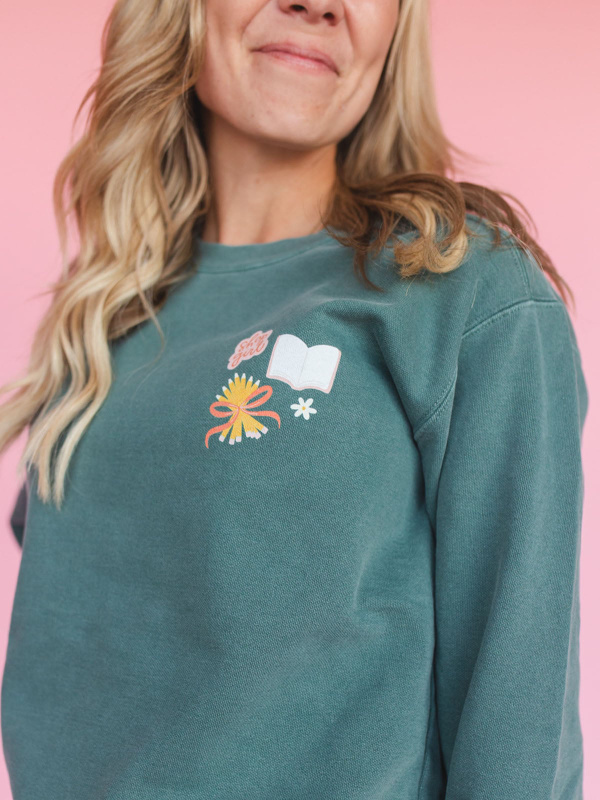 The Shop Around the Corner Sweatshirt - Blue Spruce, 2 of 6