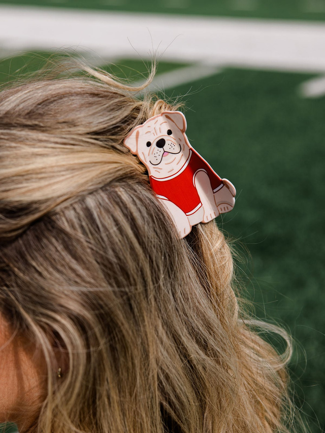 Athens Football Game Day Claw Hair Clip, 1 of 6