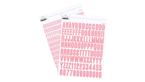 Color Collective 5×7 Cardstock Alphabet Sticker - Sorbet, 1 of 1