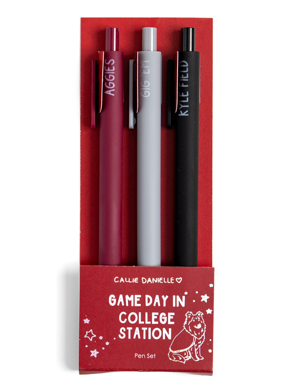 College Station Football Game Day Pen Set, 1 of 4