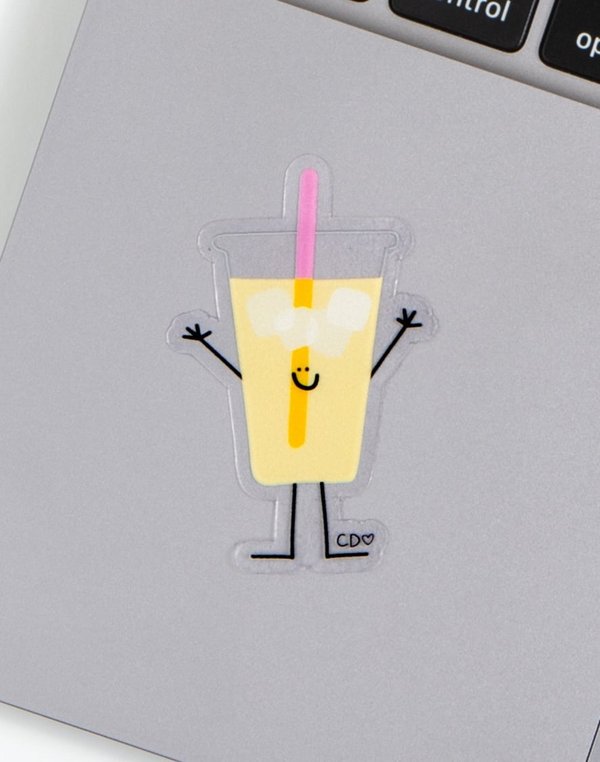 Lemonade Clear Decal Sticker, 2 of 2