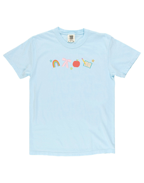 Beautiful Day To Learn Tee - Chambray, 5 of 5
