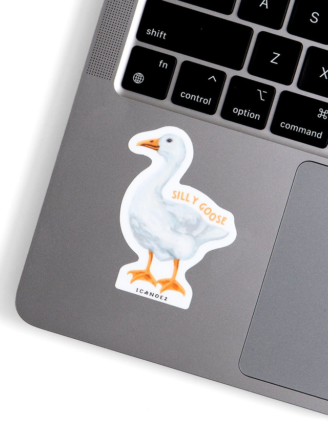Silly Goose Decal Sticker, 2 of 4