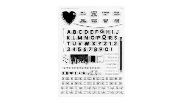 Stamp Set : 6×8 Love You More, 1 of 5