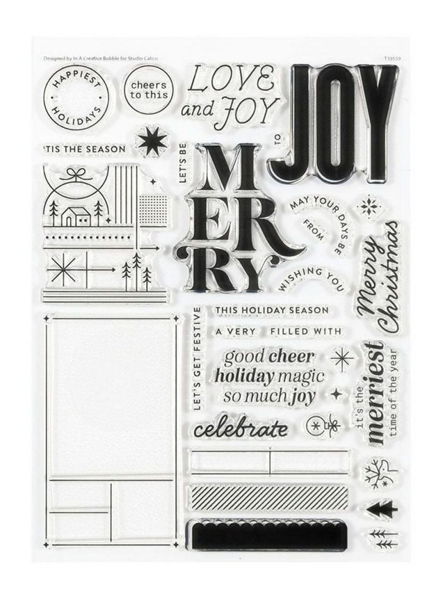 Stamp Set : 6×8 Christmas Gift Tags by In a Creative Bubble, 1 of 2