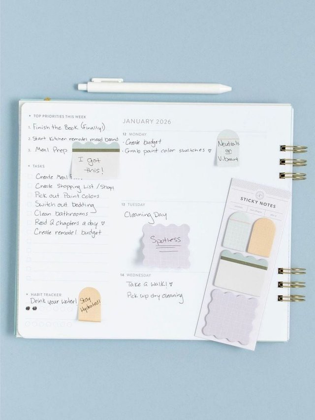 Grid Sticky Notes Set, 3 of 3