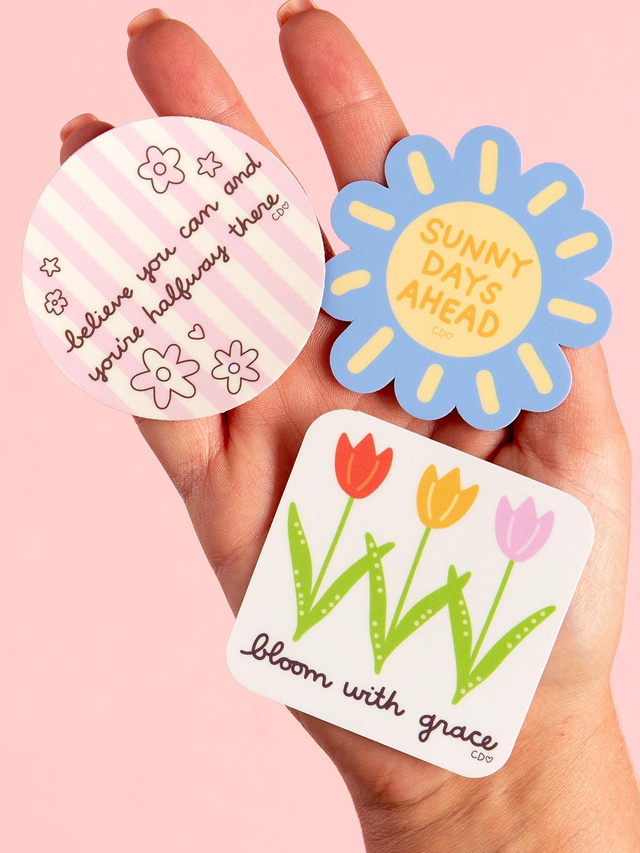 Bloom With Grace Decal Sticker, 2 of 2