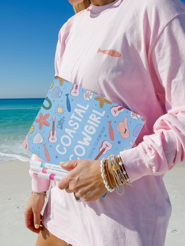 Coastal Cowgirl Beach & Western-Inspired Coloring Book, 4 of 5