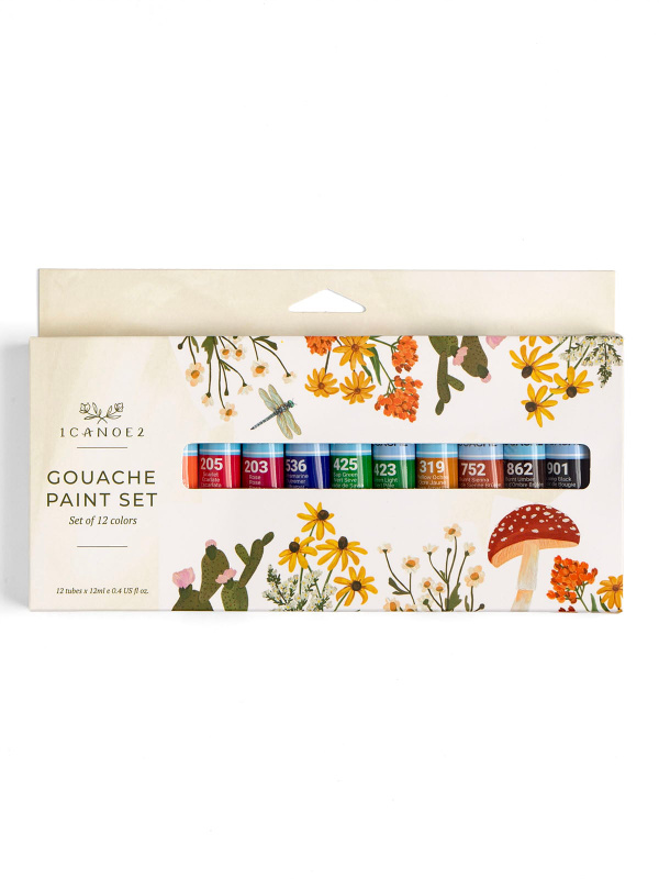 Gouache Paint Set – 12 Colors, 1 of 2