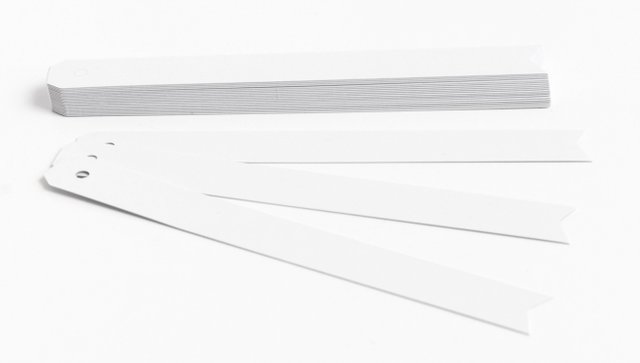 Slender Tag Booklet - White, 2 of 2
