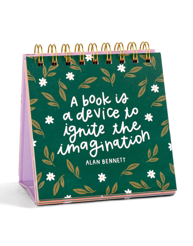 52 Weeks Of Book Lover Quotes - Desk Flip Calendar, 2 of 4