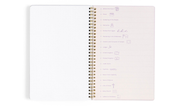 Notebook - Lilac with Maps, 5 of 8