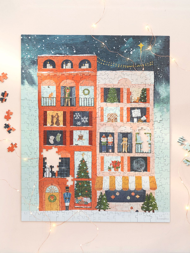 Christmas in the City - 500 Piece Jigsaw Puzzle, 5 of 8