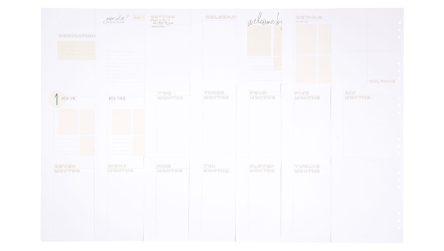 Little Ones My First Year Planner Pages, 3 of 3