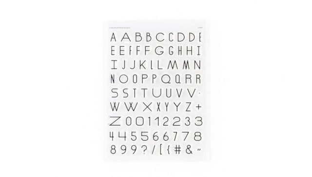 Double Alphabet 6×8 Stamp Set, 1 of 4