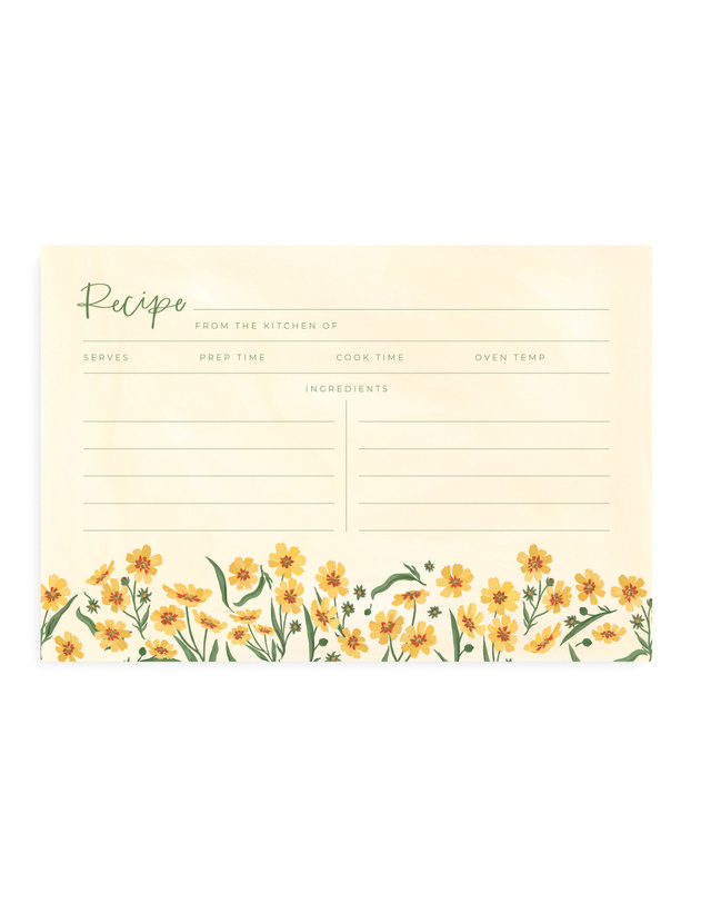 Goldenmane Recipe Cards - Set of 50, 1 of 6