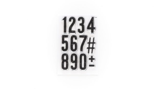 Numbers Are Awesome #9 4×6 Stamp Set, 1 of 2
