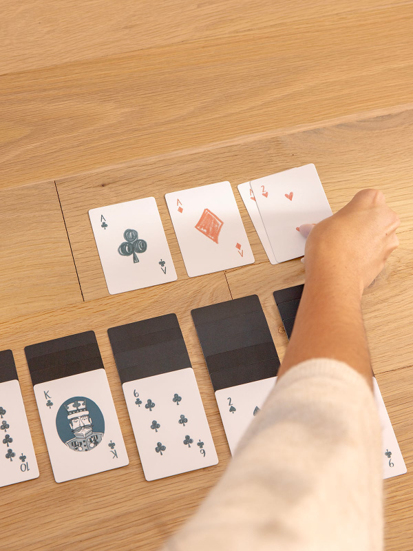 Painted Moons Deck of Playing Cards, 4 of 4